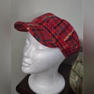 Manhattan Hat Company newsboy/ cabbie-style cap. Y2K style. Size small head